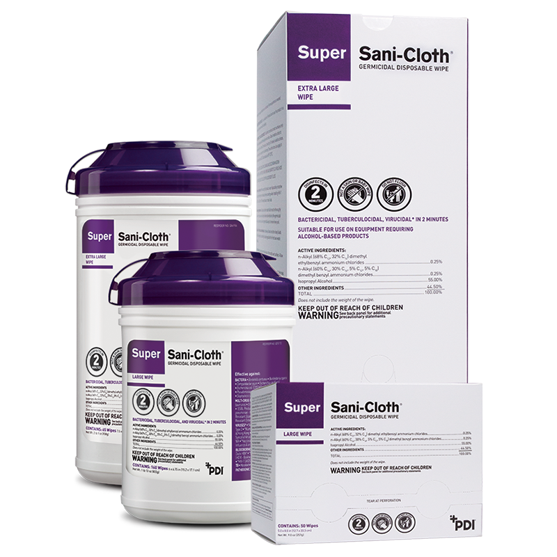 PDI receives promising testing results of Super Sani-Cloth Wipes against SARS-COV-2